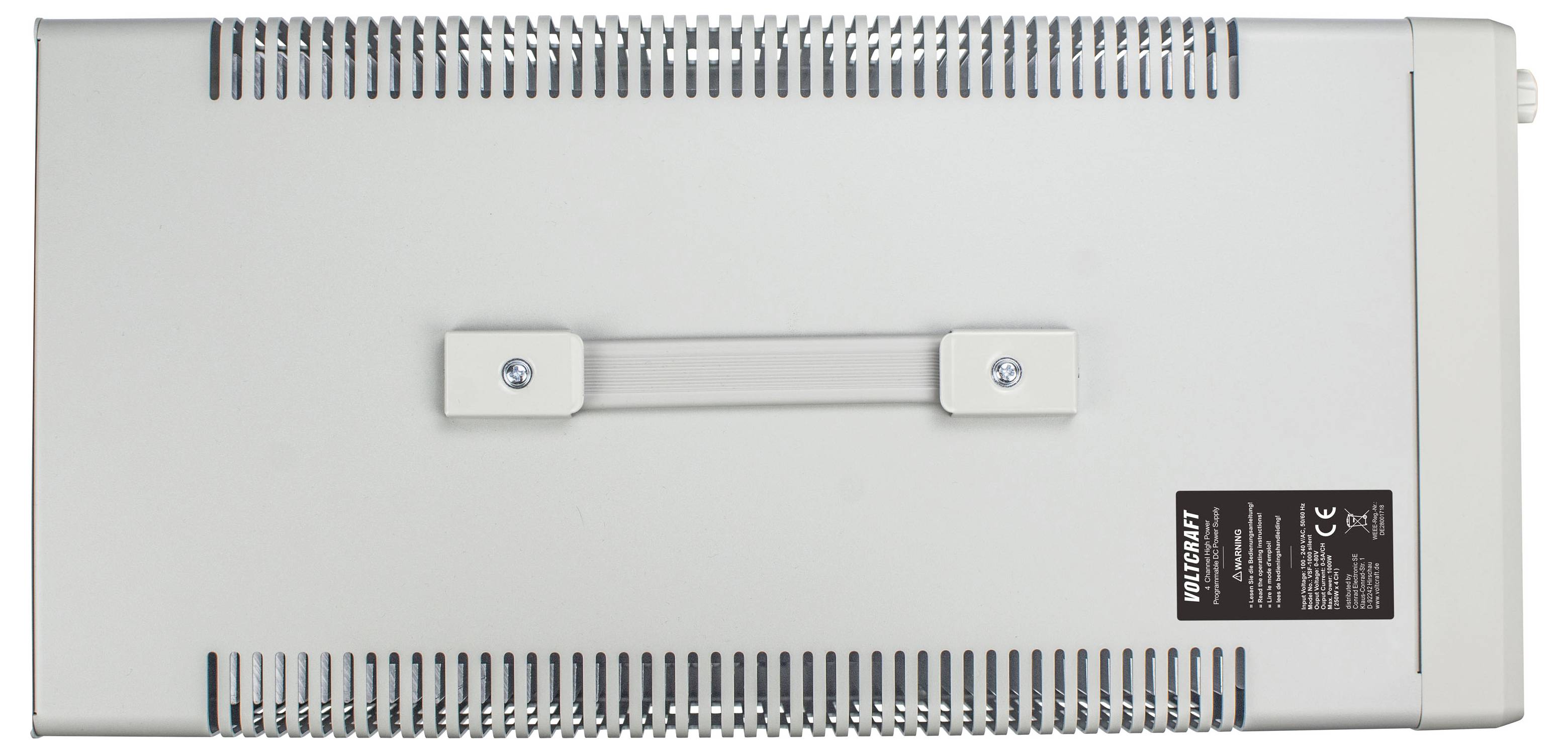 VOLTCRAFT VSF-1000 silent laboratorijski napajalniki, nastavljivi 0 - 80 0 - 5 A 1000 W LAN, RS-232, RS-485, USB brez ve-3