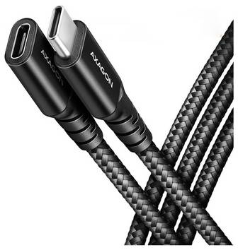 AXAGON USB-C kabel  USB 3.2 gen.2 USB-C® vtičnica , USB-C® vtič 0.5 m večbarvna obložen BUCM32-CF05AB