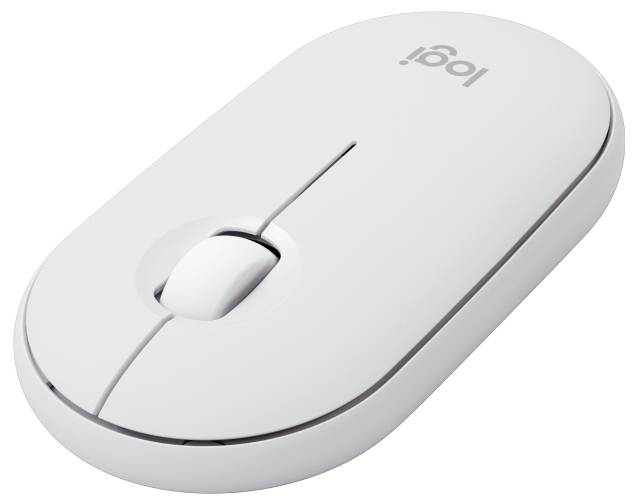 Logitech Pebble 2 Combo tipkovnica, set miške brezžično optični bela 3 Tipke-2