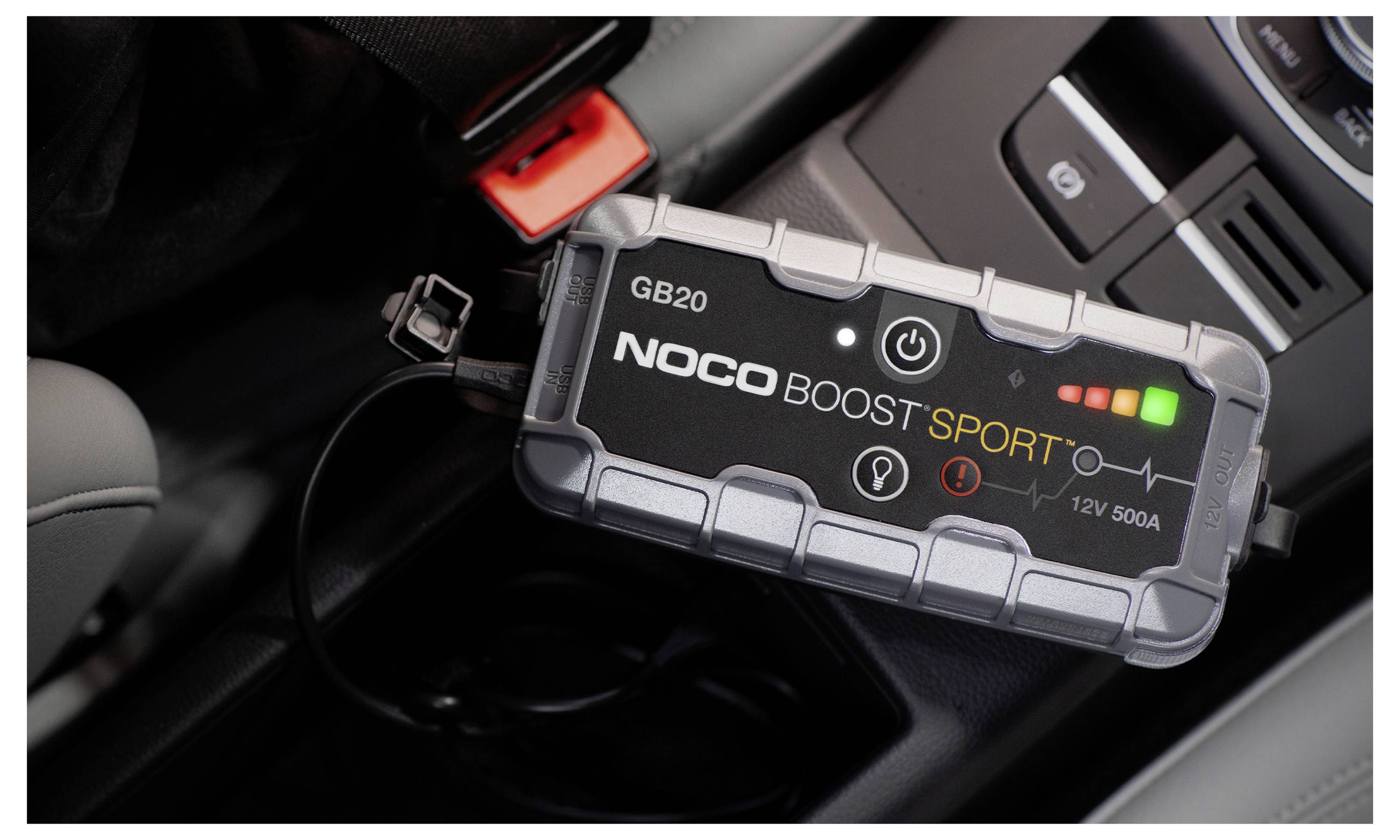 NOCO zaganjalnik GB20 Boost 12V 500A GB20 Tok pomoči ob zagonu=500 A delovna luč-6