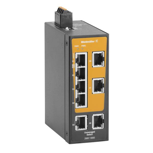 Weidmüller 2908110000 IE-SW-BLB-08-8GT-C omrežno stikalo 10 / 100 / 1000 MBit/s-0