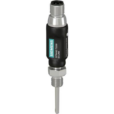 Siemensov senzor STRANS T5200 JOLINK s navojnimi kovinskimi priključki in dolgim zaznavalom v črni cilindričnih ohišju.