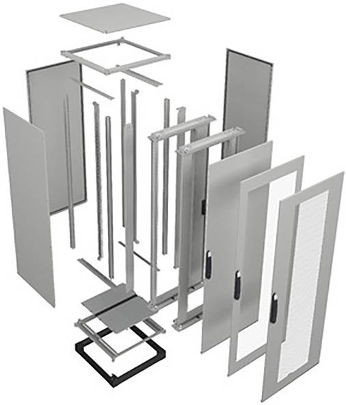 Schneider Electric NSYPCVDN128 NSYPCVDN128 vrata (Š x V) 800 mm x 1200 mm jeklo siva 1 kos-3