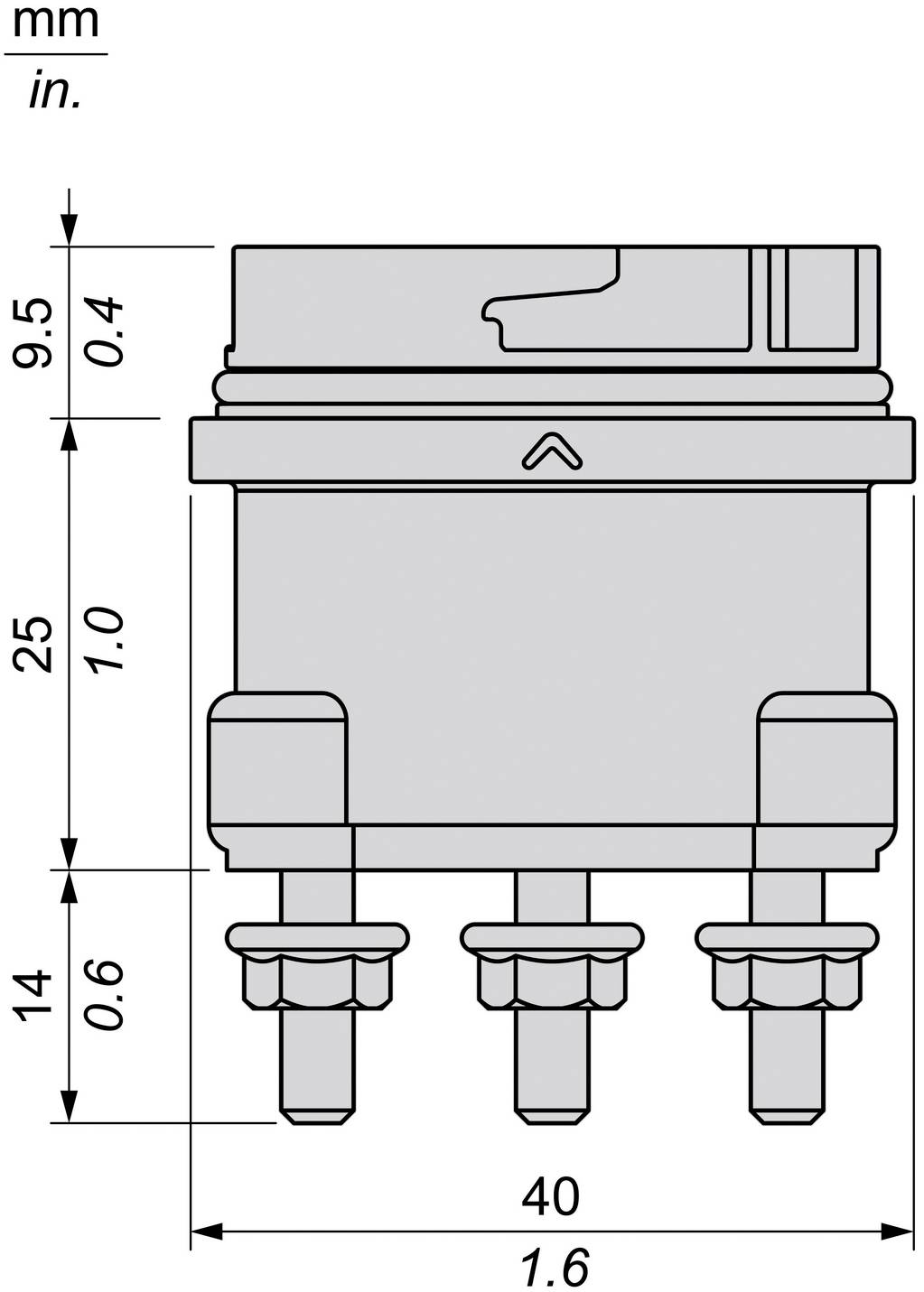 Schneider Electric XV4C030 pritrdilni adapter-1