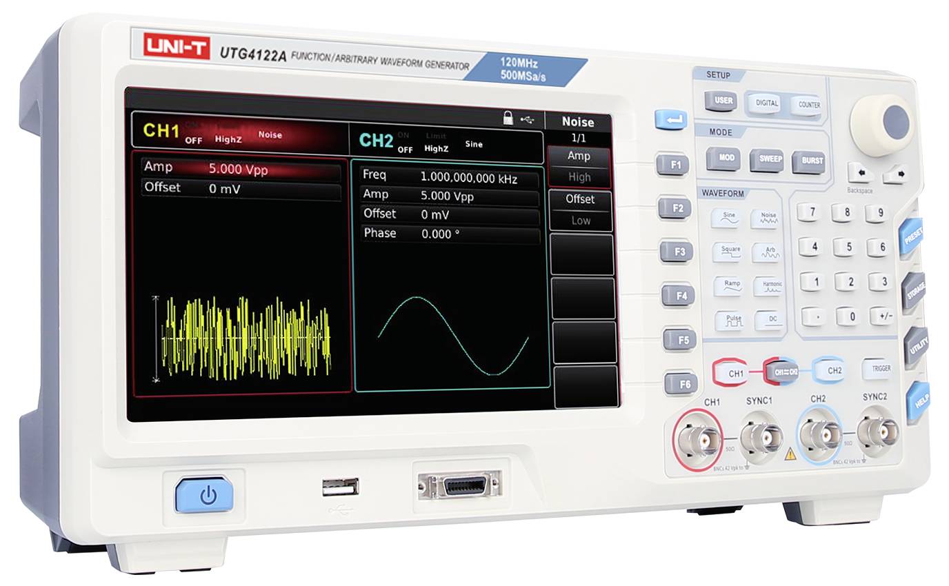 Uni-T UTG4122A omrežno napajanje 1 µHz - 120 MHz 2-kanalni arBitrarni-1