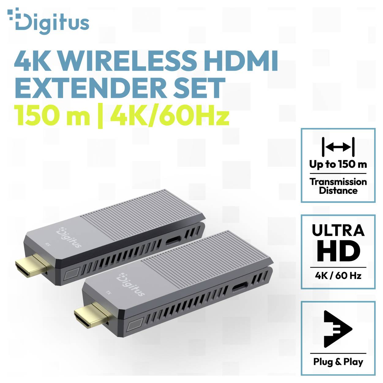 Digitus HDMI®, HDMI® vhod 150 m-1