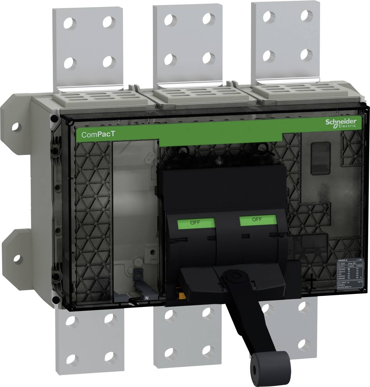 Schneider Electric C320N3FM močnostno stikalo 1 kos Preklopna napetost (maks.): 690 V/AC (Š x V x G) 420 x 350 x 160 mm