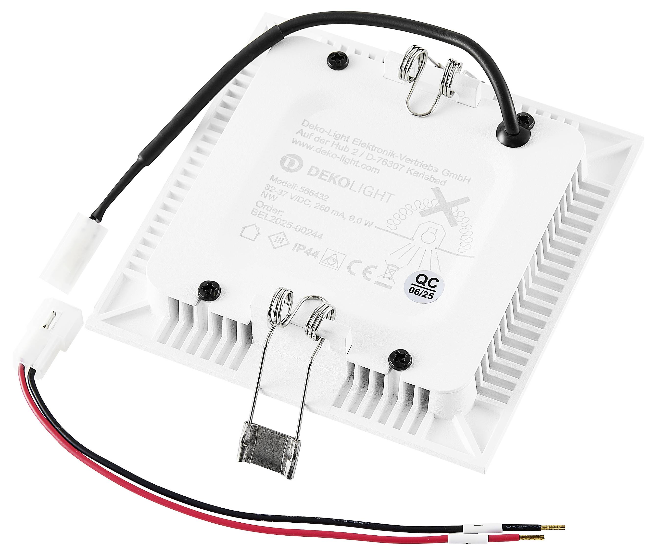 Deko Light 565432 Downlight - Anik Square 90 vgradna svetilka LED 9 W prometno bela (RAL 9016)-2