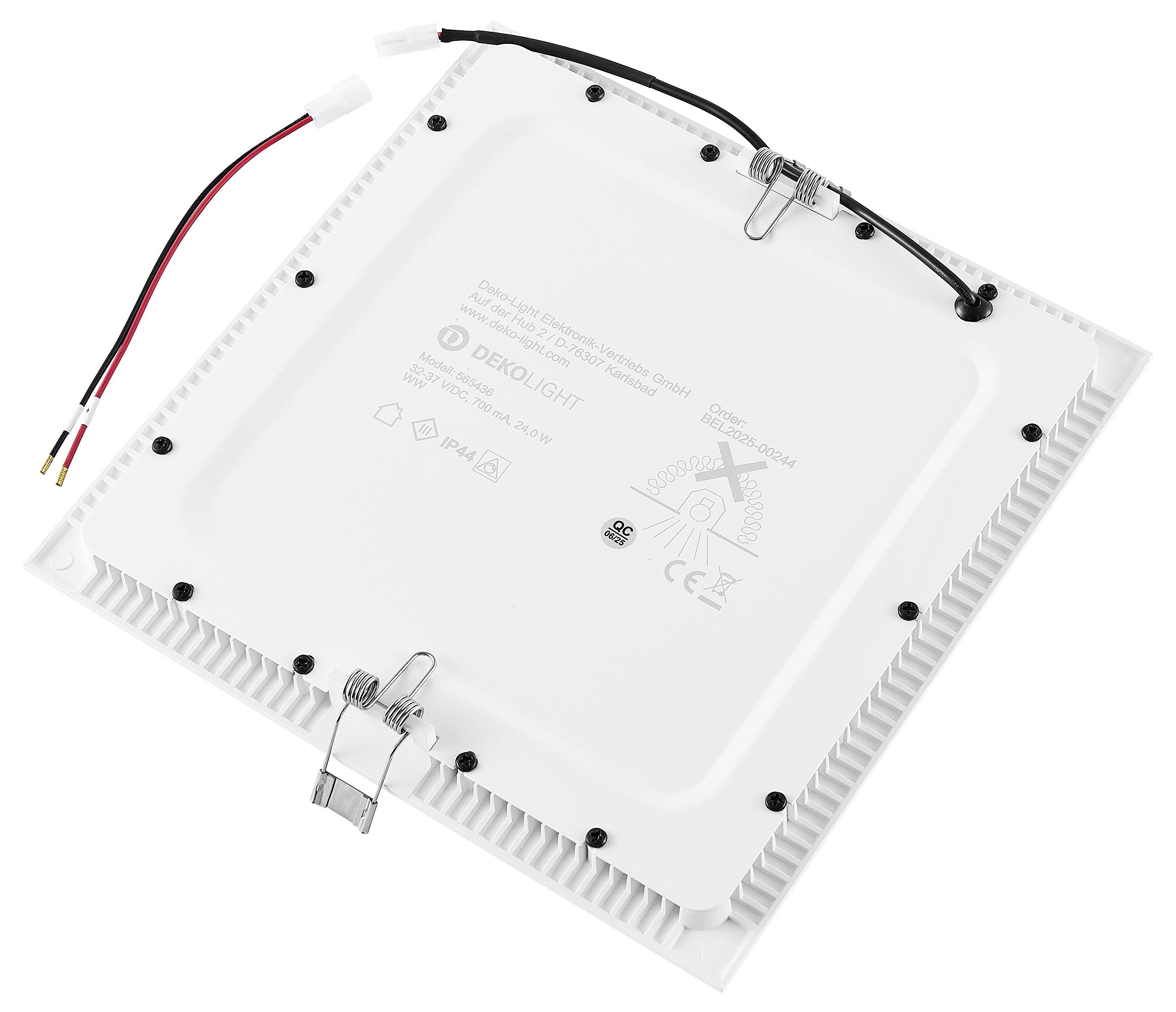 Deko Light 565436 Downlight - Anik Square 215 vgradna svetilka LED 24 W prometno bela (RAL 9016)-3