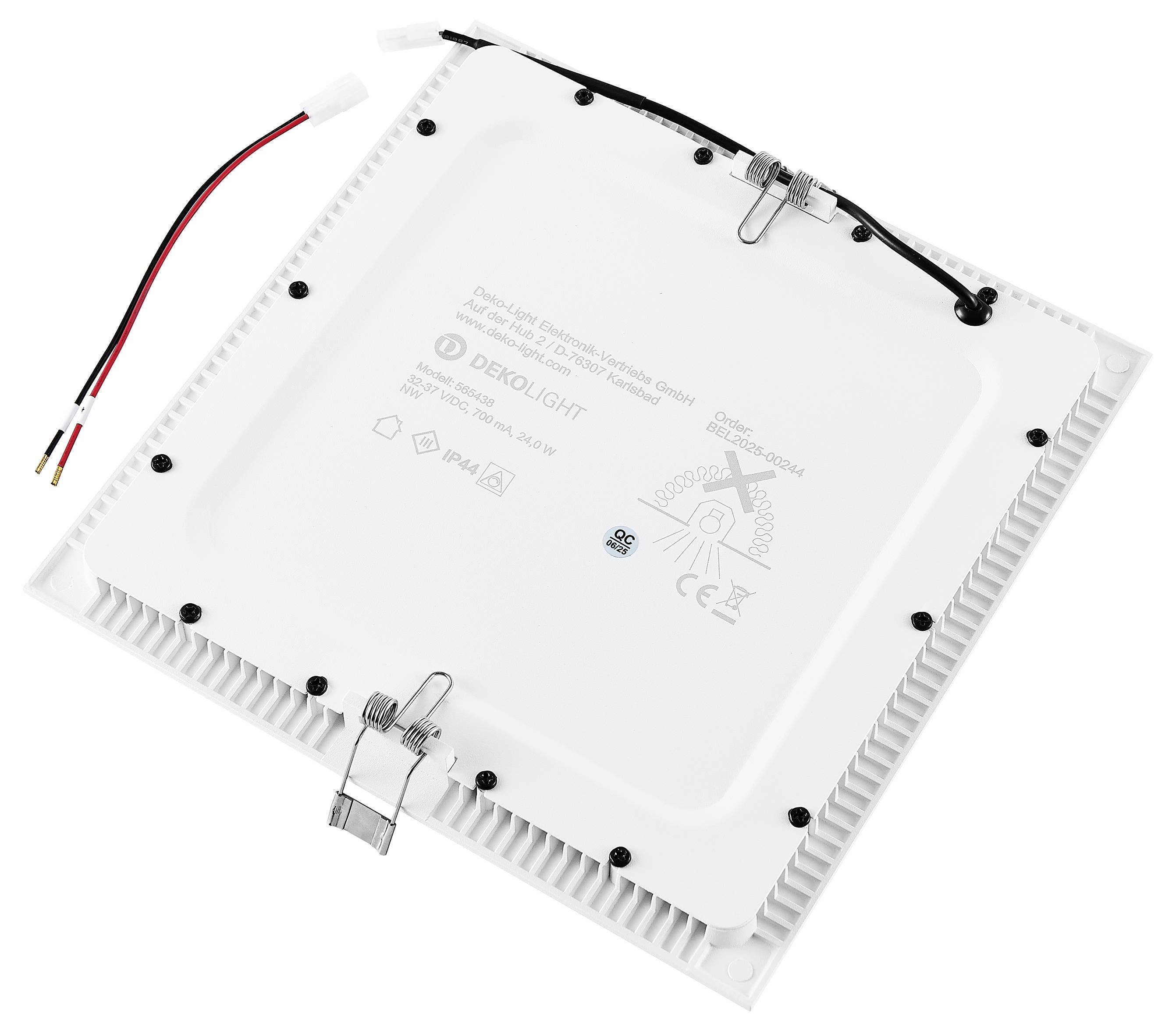 Deko Light 565438 Downlight - Anik Square 215 vgradna svetilka LED 24 W prometno bela (RAL 9016)-2