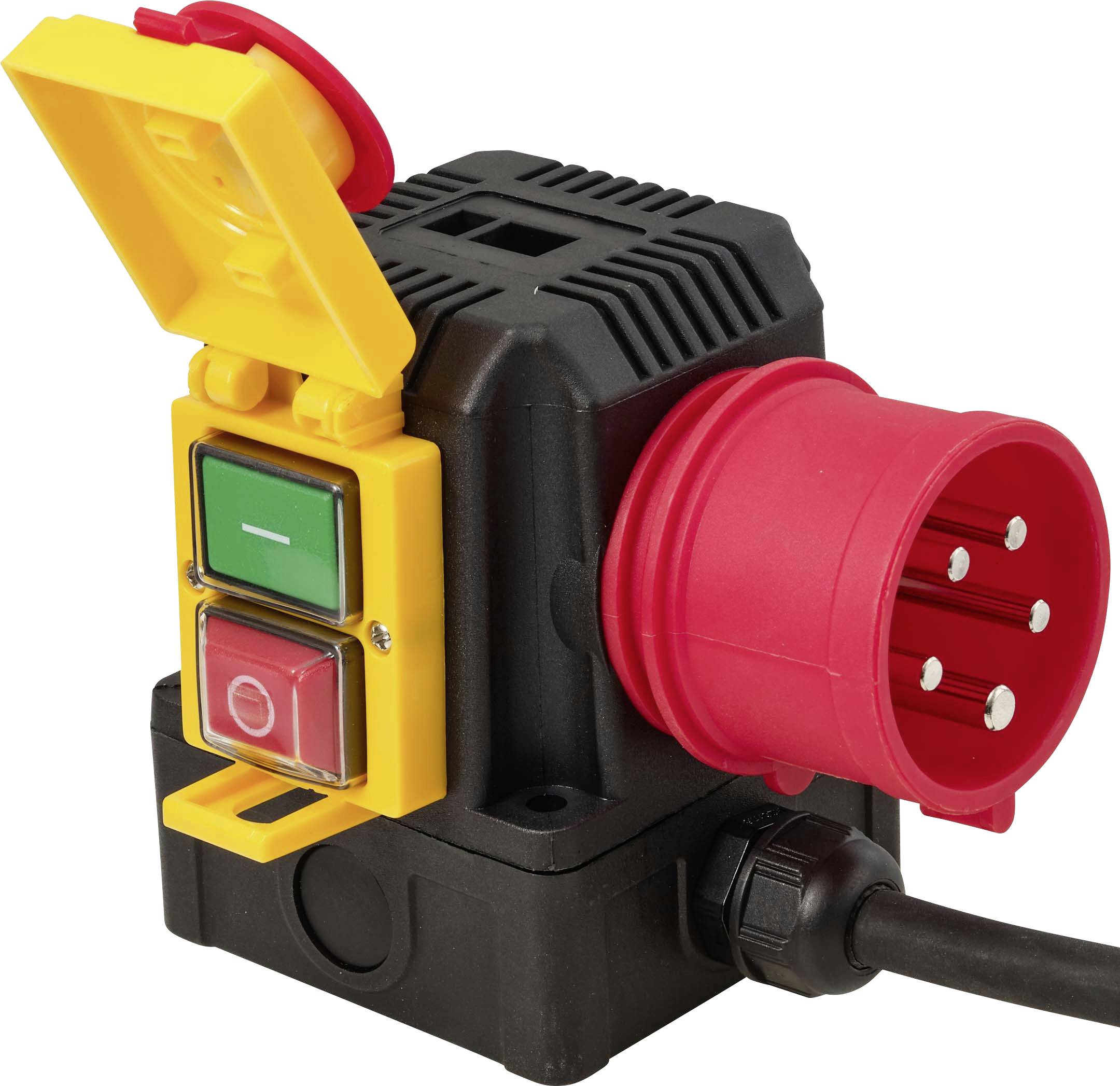 TRU COMPONENTS TC-15083280 DZ08-4D6 motorno stikalo 400 V 12 A 1 x izklop/vklop zaskočno IP54 1 kos