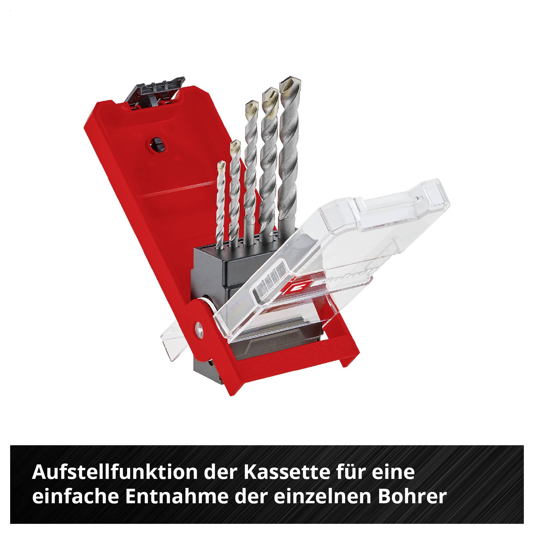 Einhell 38050 ogljikovo jeklo komplet spiralnih svedrov za kamen 5-delni 4 mm, 5 mm, 6 mm, 8 mm, 10 mm 1 set-7