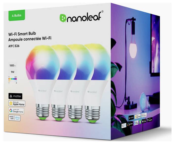 Nanoleaf Aurora LED žarnica (4-delni set) EEK: F (A - G)-2
