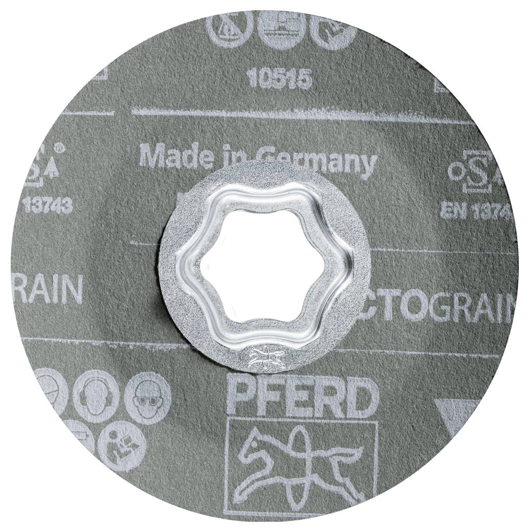 PFERD TOOLS 64110160 komplet fiber brusilnih plošč Premer 100 mm Granulacija=60 25 kos-2
