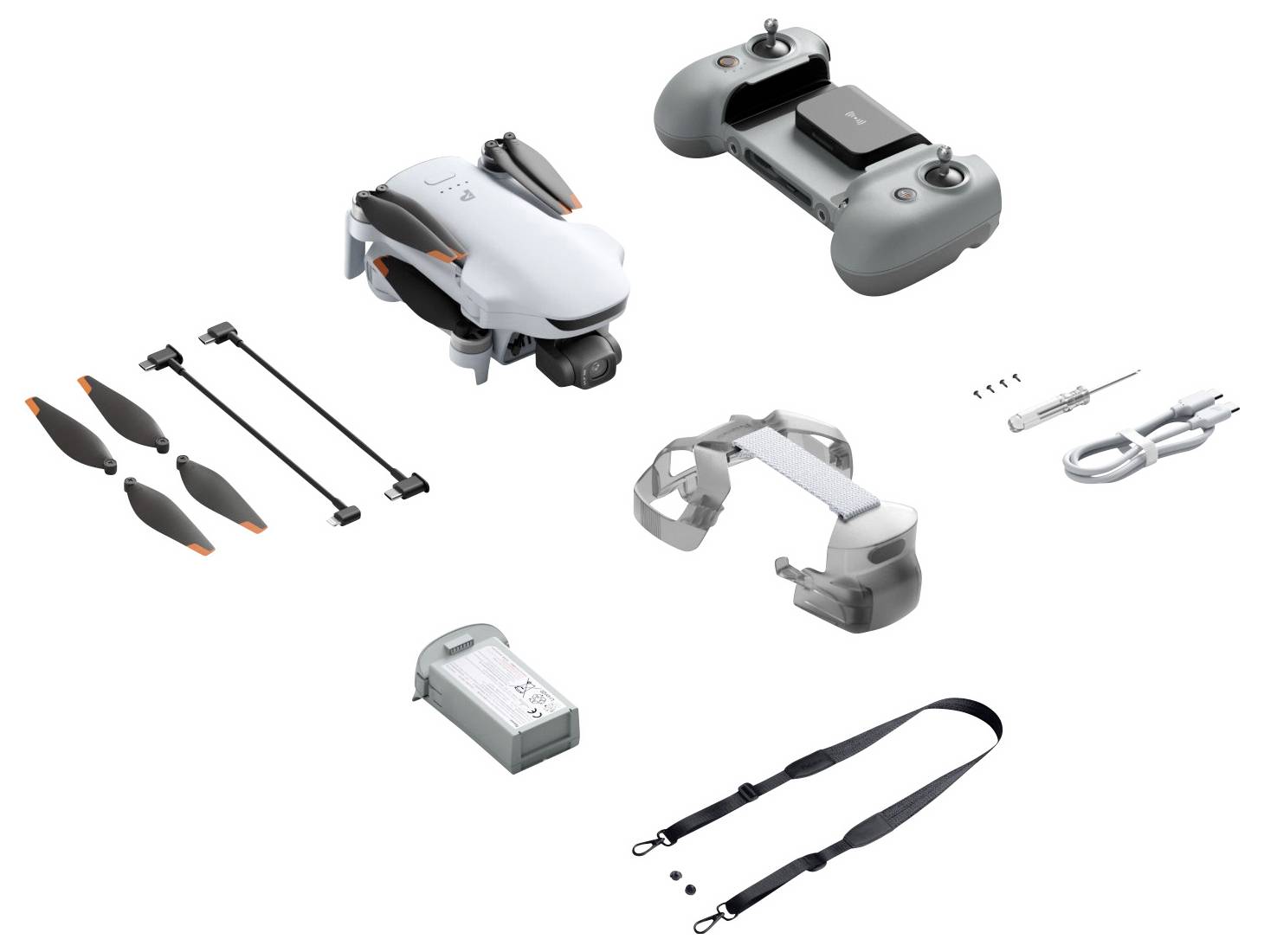 Potensic ATOM 3 Standard Kit kvadrokopter RtF letalska kamera, GPS funkcija siva-1