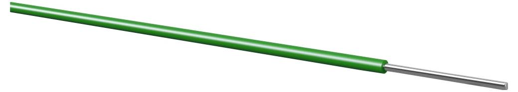 Zeleno-srebrni kemični svinčnik prikazan diagonalno na belem ozadju.
