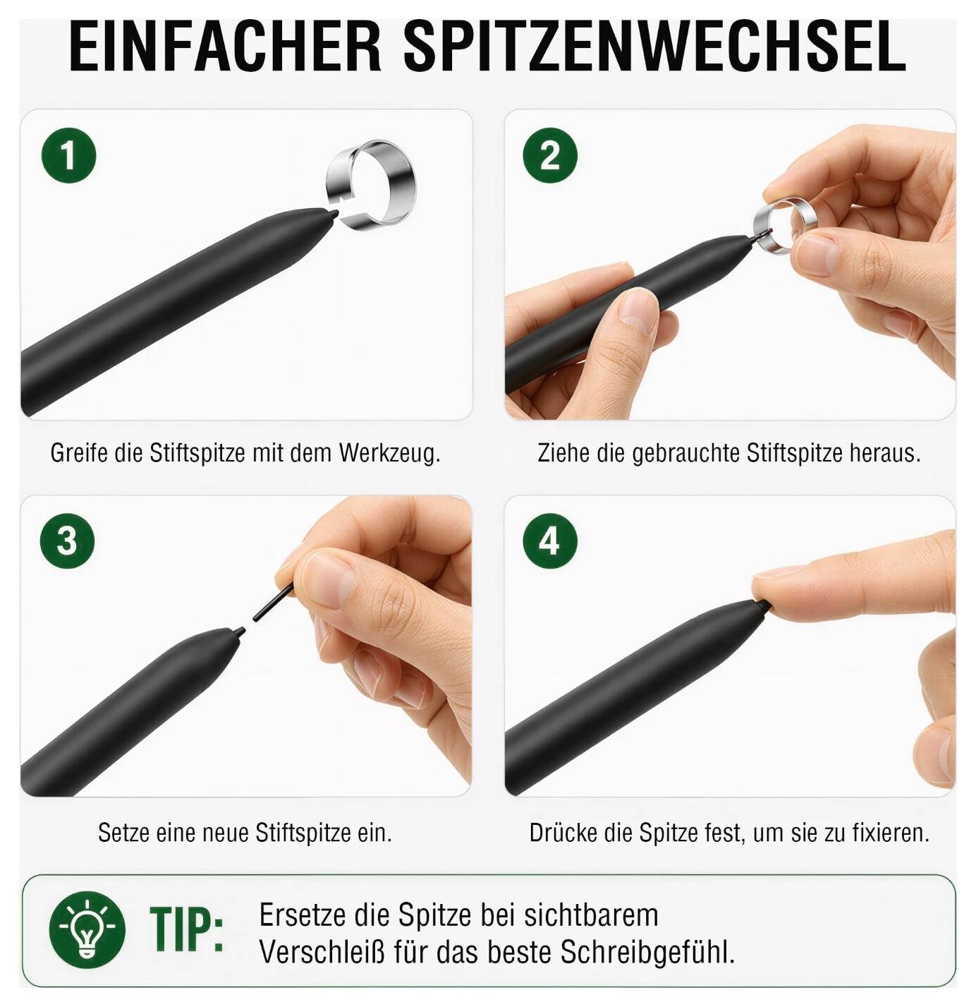 4Smarts Pencil Pro EMR pisalo za zaslon na dotik črna-5