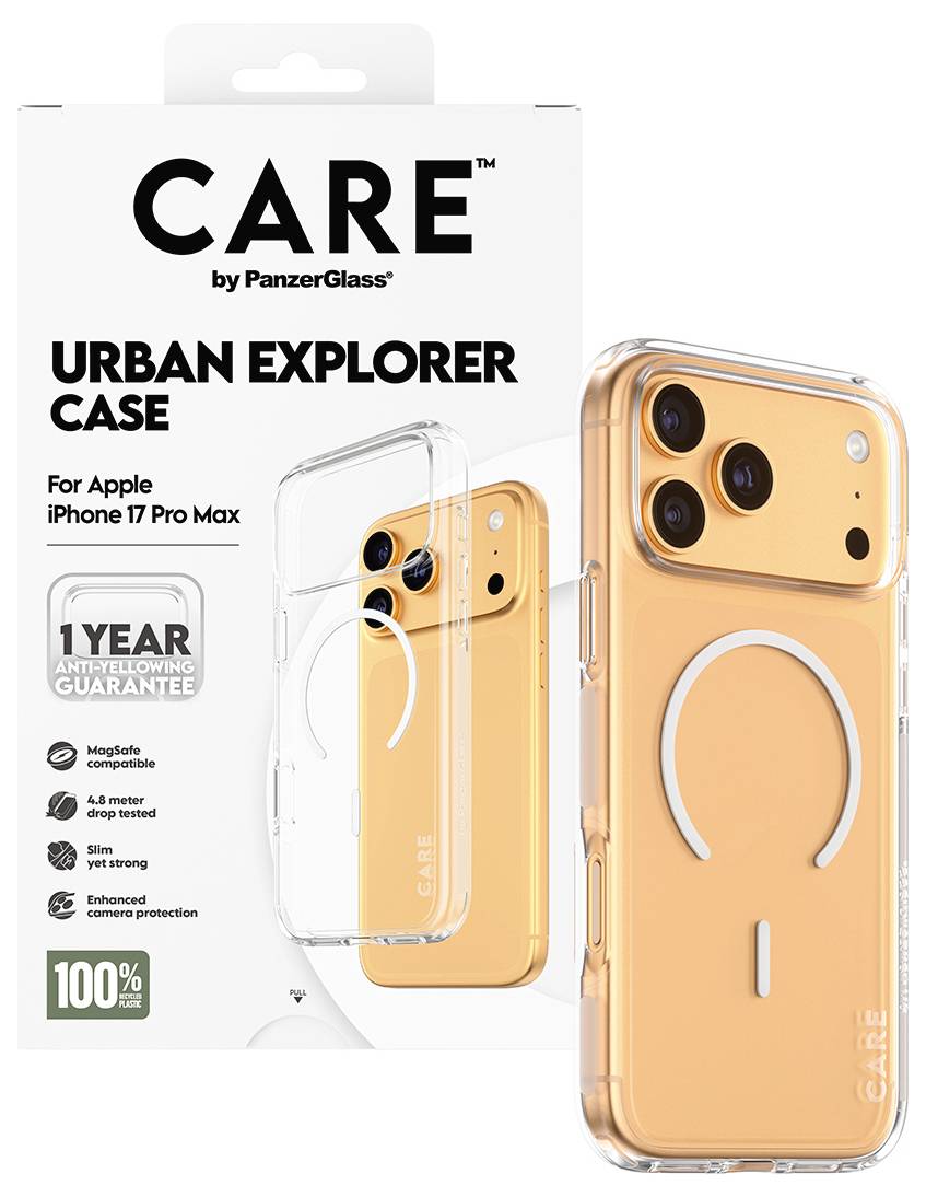 PanzerGlass CARE Flagship Explorer hrbtni pokrov za mobilni telefon Apple iPhone 17 Pro Max, iPhone 18 Pro Max transpare-4