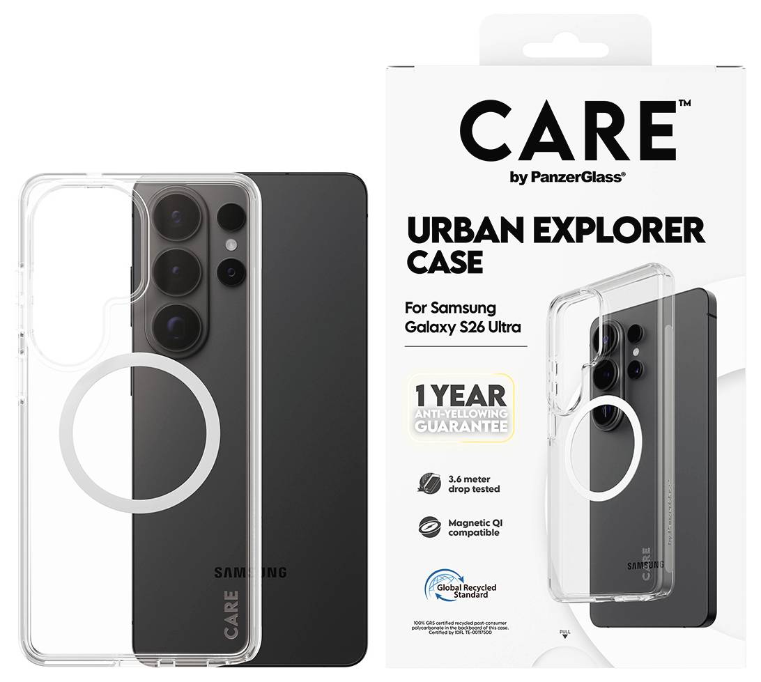 PanzerGlass CARE Urban Explorer hrbtni pokrov za mobilni telefon Samsung Galaxy S26 Ultra transparentna induktivno polnj-2