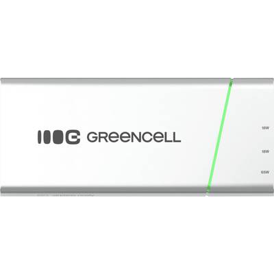 Baterijski paket Silver Greencell z oznako '100G GREENCELL' z zelenim diagonalnim trakom in oznakama moči na desni strani.