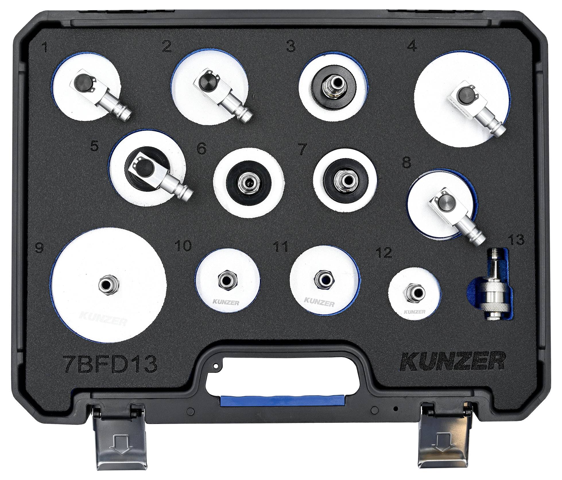 Kunzer 7BFD13 Komplet adapterjev za odzračevanje zavorne tekočine-1