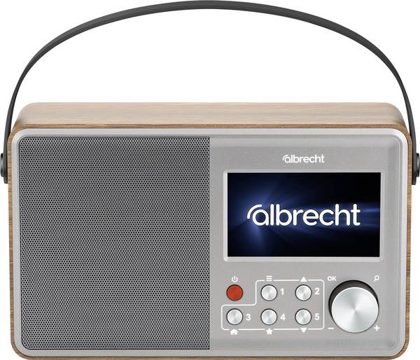 Albrecht DR 862 akumulatorski radio DAB+ (1012), FM Bluetooth, DAB+, UKW   siva, les