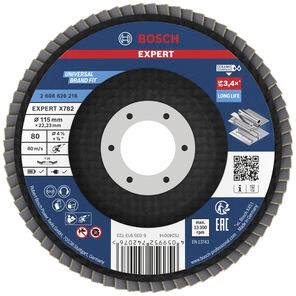 Bosch Accessories 2608626216 lamelni brusni disk Premer 115 mm Granulacija=80 1 kos