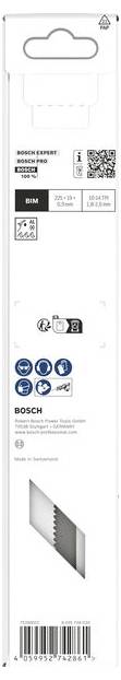 Bosch Accessories 2608659251 Večnamenski fleksibilni list za sabljasto žago S1122VF, 0,9 x 19 x 225 mm, 2-delni. 2 kos-2