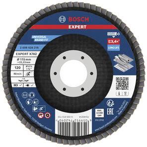 Bosch Accessories 2608626218 lamelni brusni disk Premer 115 mm Granulacija=120 1 kos