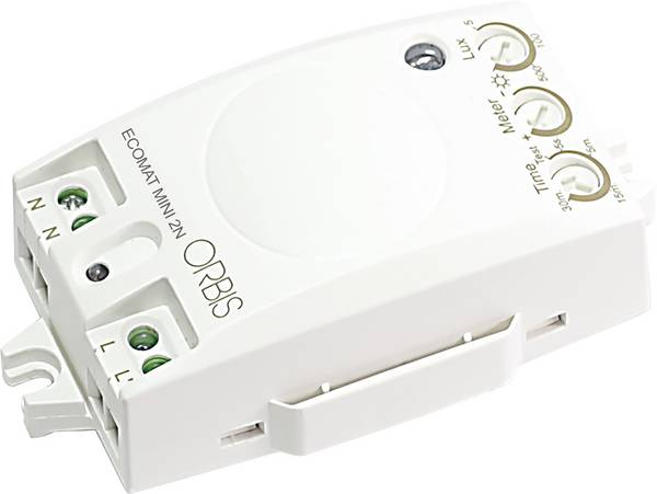 ORBIS Zeitschalttechnik OB1350122N strop javljalnik gibanja 360 °  bela IP20