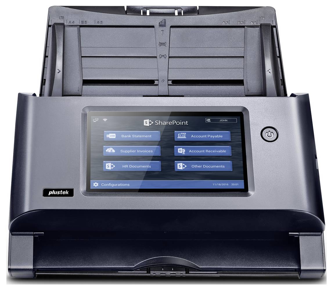 Plustek eScan A355 Pro skener dokumentov A4 600 x 600 dpi 25 Strani/min WLAN, LAN (10/100 MBit/s)-2