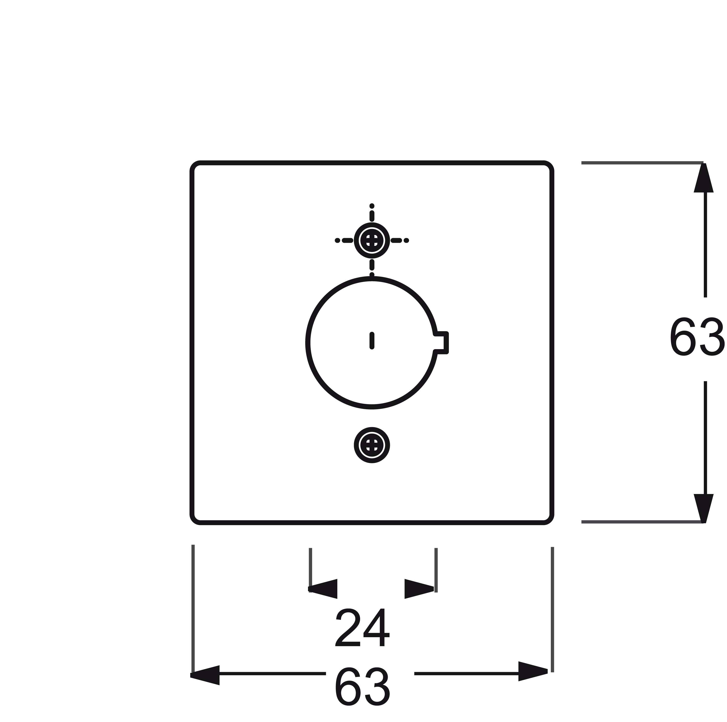 Busch-Jaeger črna 2CKA001724A4407 1 kos-1