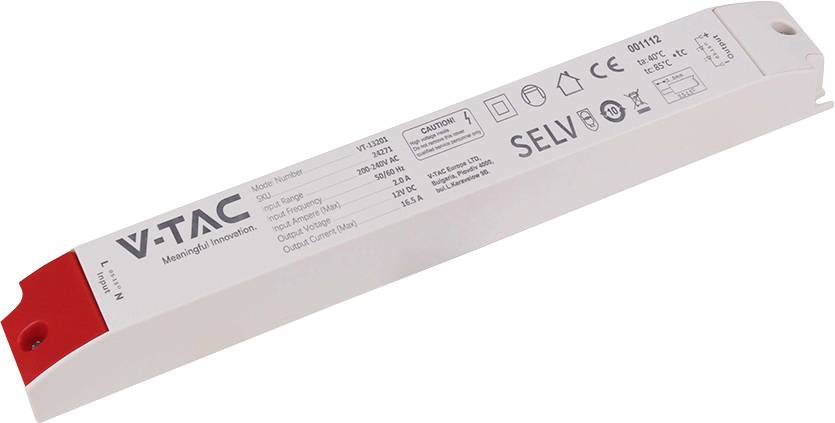 V-TAC VT-13201 LED gonilnik 200 W 16.5 A 12 V 1 kos