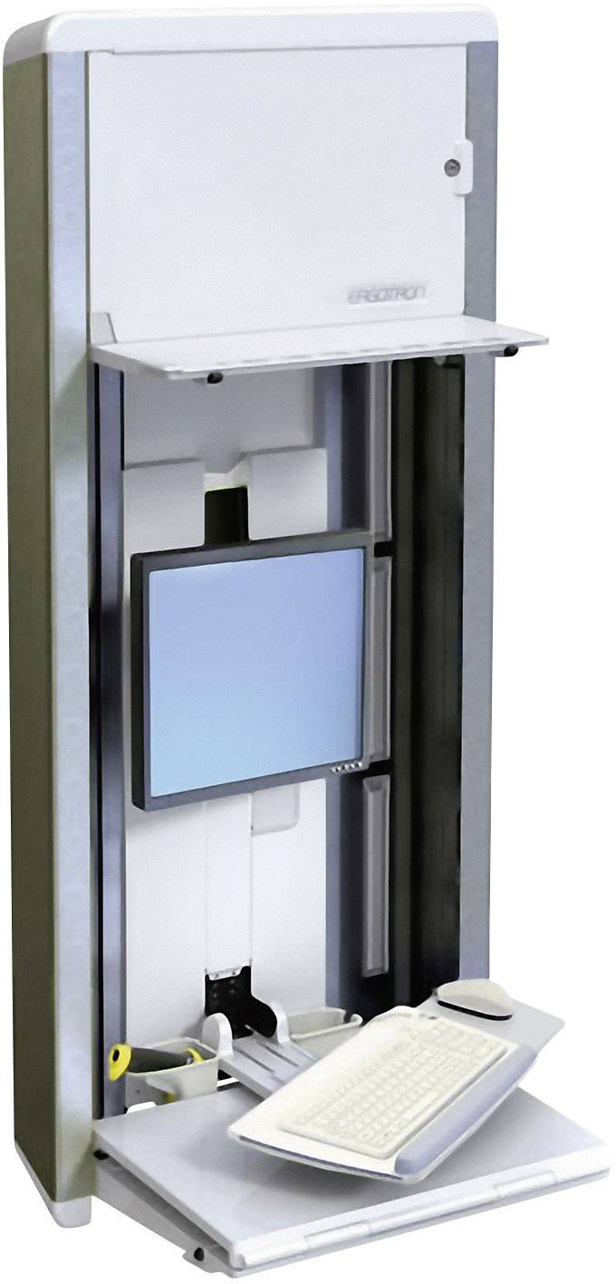 Ergotron stenski nosilec za monitor 25,4 cm (10") - 55,9 cm (22") polica za tipkovnico, možnost obračanja