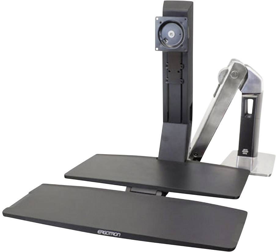 Ergotron WorkFit-A namizni nosilec za monitor 1 Zaslon(-i) 25,4 cm (10") - 61 cm (24") črna, aluminij (poliran) nastavlj-4