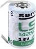 Posebna litijeva baterija Saft 1/2 AA U-spajkalni priključek 3.6 V 1200 mAh 1/2 AA (Ø x V) 15 mm x 25 mm