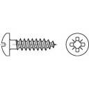 TOOLCRAFT 1069677 vijaki s polkrožno glavo 3.5 mm 25 mm križni pozidriv 88096 nerjaveče jeklo A2 1000 kos-0