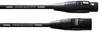 CORDIAL 2,5 M REAN 2.5 m črne barve XLR-F/XLR-M