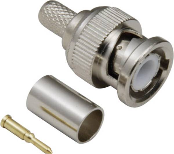 TRU COMPONENTS 1579518 BNC-priključek ravni moški konektor 50 Ω 1 kos