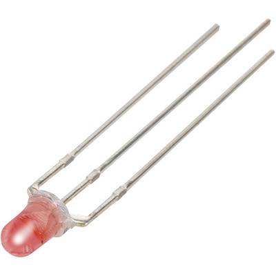 TRU COMPONENTS YBR-30FRW00-C difuzna LED rdeča, bela okrogel 3 mm 1000 mcd, 5040 mcd 34 °, 43 ° 20 mA, 20 mA 2 V, 3.3 V-0