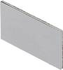 Tablica za označevanje , samolepilna (Š x V) 11 mm x 22 mm neoznačena iz aluminija Schlegel BZ16U 10 kosov