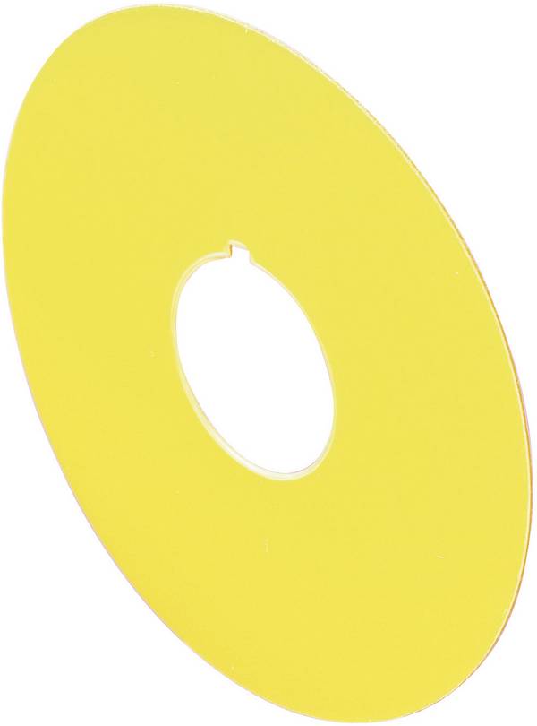 Označevalna tablica, okrogla () 75 mm neoznačena, rumene barve Schlegel NAS_22 10 kosov