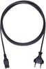 Električni kabel [1x IEC C8 vtič - 1x Euro vtič] 3 m Črna Oehlbach 17047