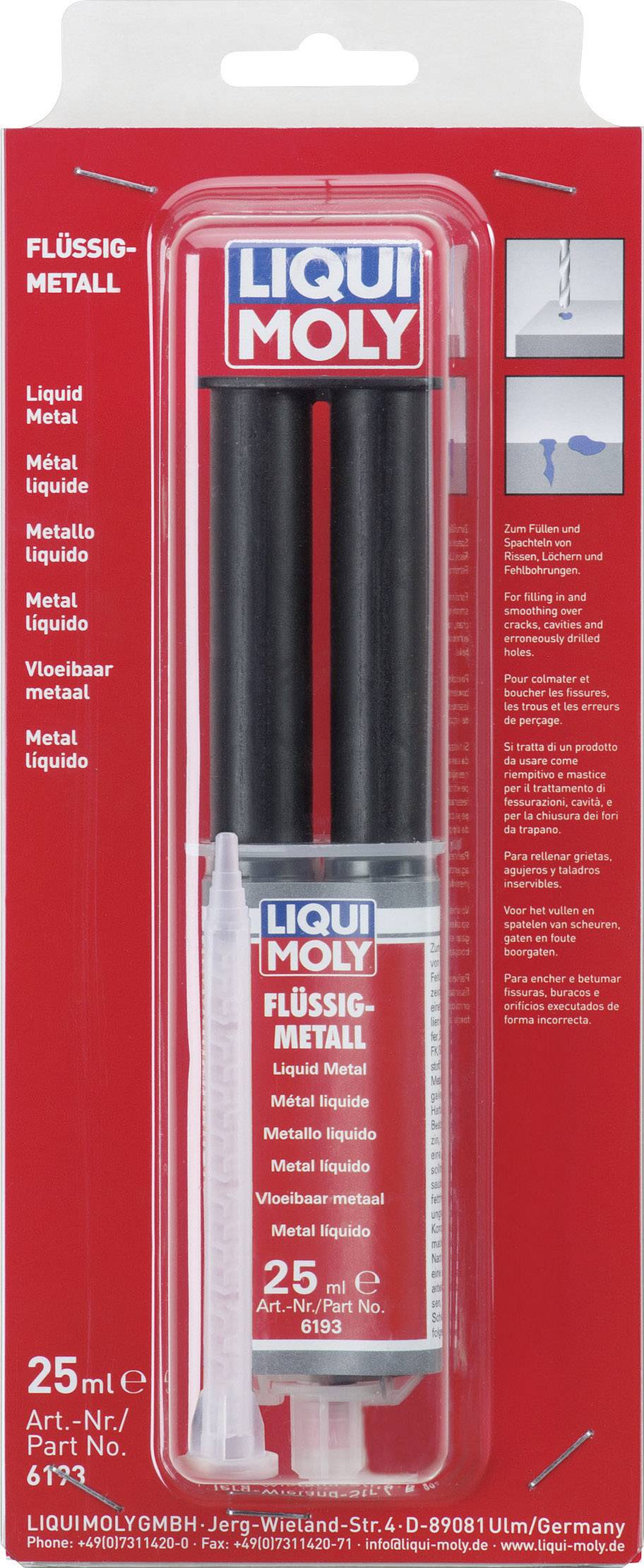 Liqui Moly Flüssigmetall 2-komponentno lepilo 6193 25 ml-0