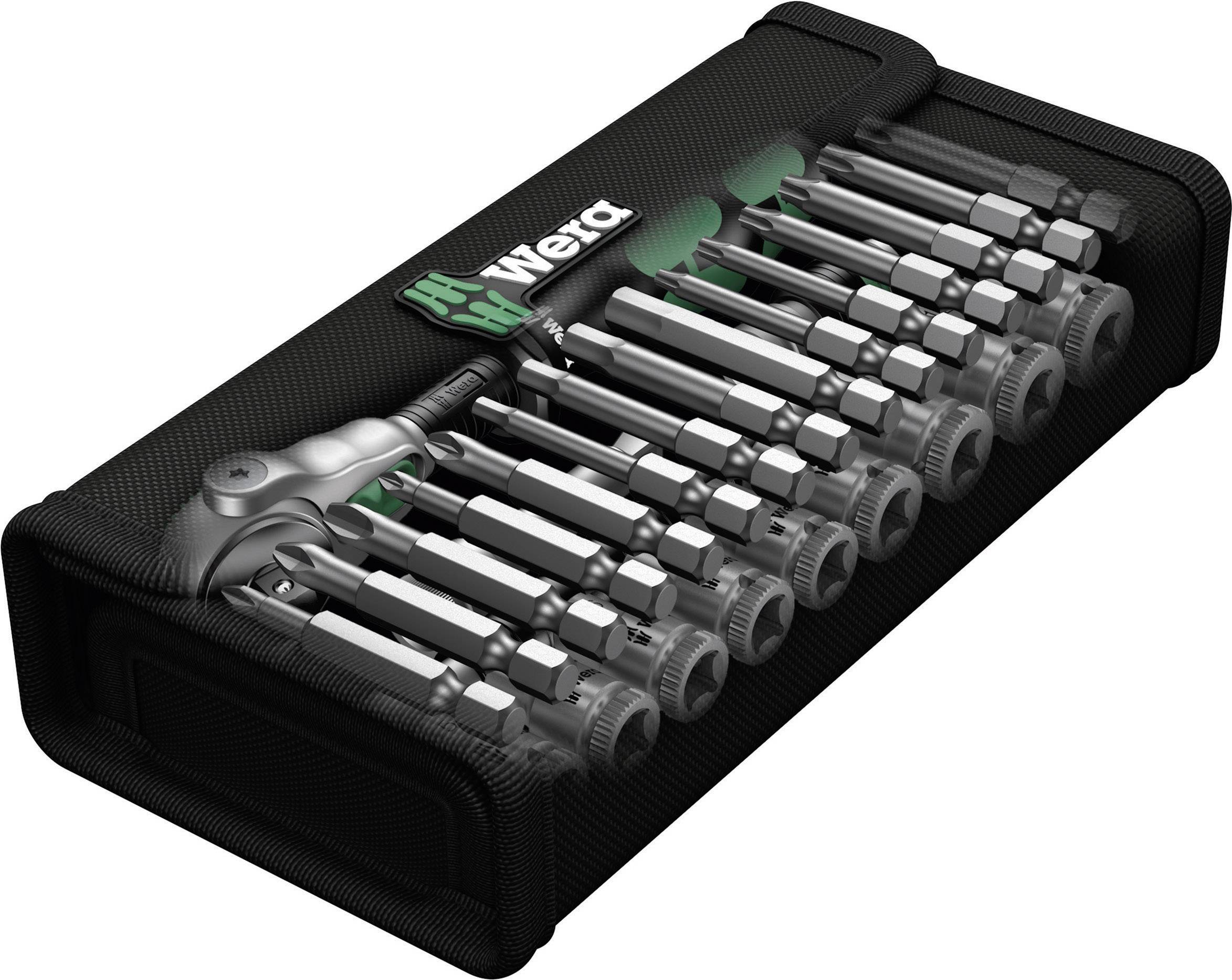 Wera 8100 SA Zyklop Speed nasadni ključi v kompletu metrični 1/4" (6.3 mm) 28-delni 05004016001-4