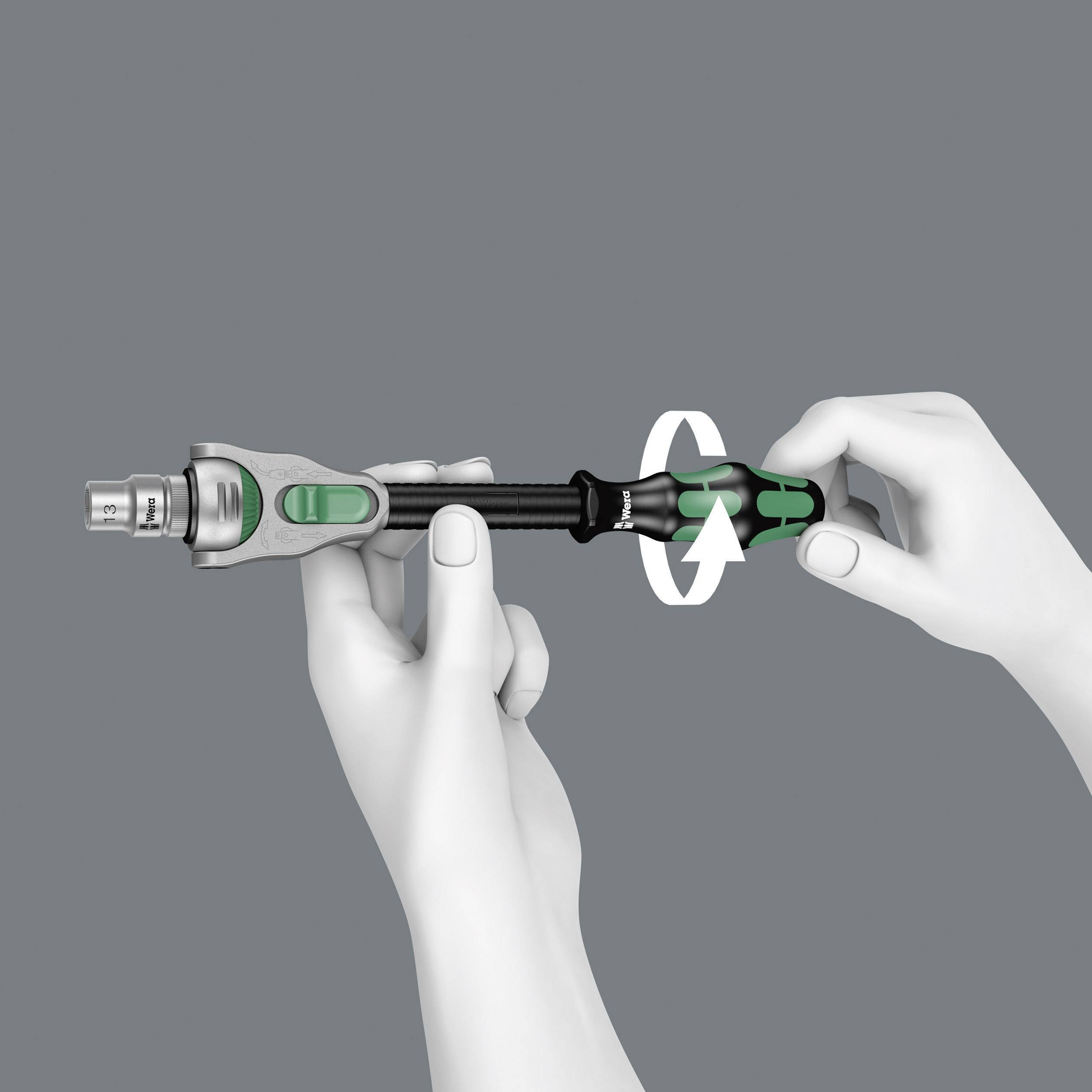 Wera 8100 SC 6 Zyklop Speed nasadni ključi v kompletu metrični 1/2" (12.5 mm) 28-delni 05004076001-15