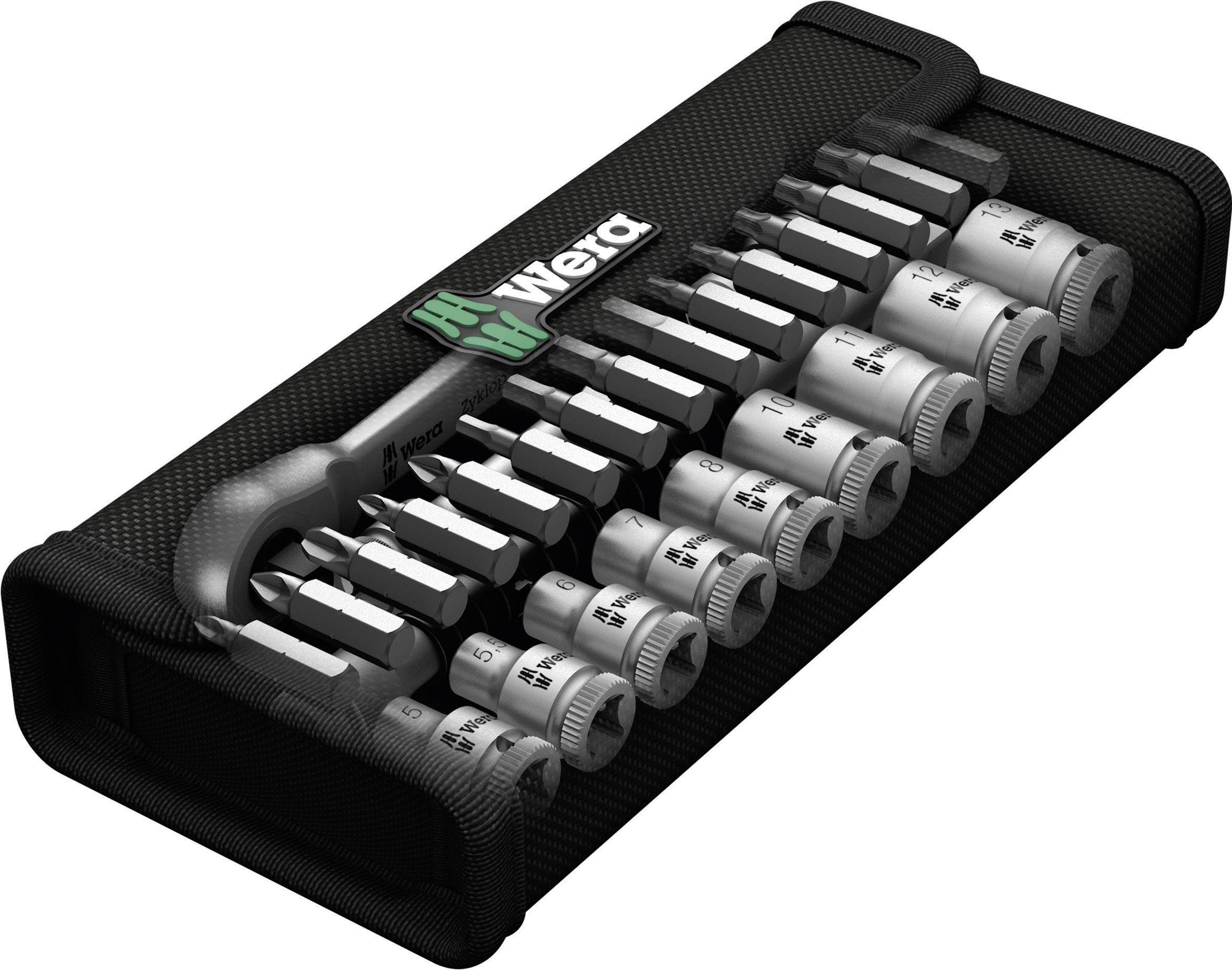 Wera Zyklop Metal 8100 SA 8 nasadni ključi v kompletu metrični 1/4" (6.3 mm) 28-delni 1173672-6