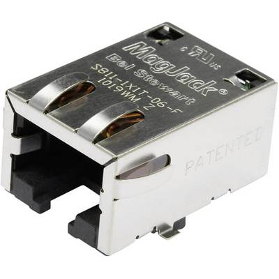 BEL Stewart Connectors S811-1X1T-06-F Modularna vgradna vtičnica brez zaščitne plošče S811-1X1T-06-F vgradni ženski kone-0