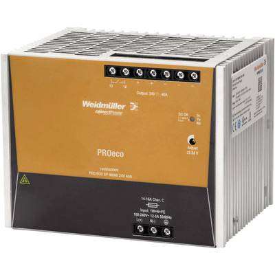Napajalnik za DIN-letvice (DIN-Rail) Weidmüller PRO ECO3 960W 24V 40A 28 V/DC 40 A 960 W-0