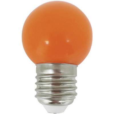 Dekorativna LED žarnica (enobarvna) 70 mm LightMe 230 V E27 0.5 W, oranžna, kapljasta LM85255-0